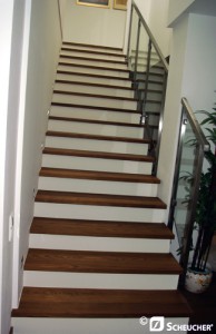 Parkettverlegung Treppen